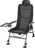 Anaconda Unisex – Erwachsene Moon Breaker Carp Chair (Karpfenstuhl/Campingstuhl), Schwarz-Grau-Grün, Sitzfläche: ca. 54 x 53