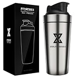 X SIM FITNESSX Shaker Edelstahl 700ml Sport Fitness c Shaker Yoga Gym Shaker Bottle Mixer (Edelstahl Shaker 700ML)