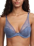 Passionata Maddie Plunge T-Shirt-BH, Nilgrün, Storm Blue, 70D