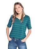 CECIL Damen B321231 Tunika T-Shirt mit Print, Fresh Apple Green, X-Larg
