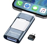 ZARMST 512GB USB Stick für Phone, Speicherstick Externer Speichererweiterung Fotostick, Flash Laufwerk für Android Handy Computer Laptop PC, Daten/Bilder/Filme kopierten Mit Einem klick (Blau)