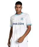 PUMA Olympique de Marseille 771281-01 Home Jersey Replica T-Shirt Unisex White Größe M