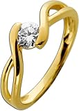 Ch.Abramowicz Brillantring 0.50ct Gold 585 14K Solitär Lab Grown Diamant IGI 19