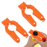 Yuanchu 2 Stück Multifunktionaler Flaschenöffner,3 in 1 Plastik Deckelöffner Schraubverschluss öffner Lustig Plastikflaschenöffner für Senioren Handschw