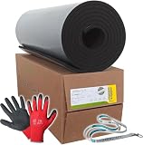 Scorprotect Armaflex Home 19 mm selbstklebend | Kautschuk Dämmplatte 6 m² | Wohnmobil Dämmung Camper Ausbau | Wärme- & Schalldämmung | Armacell Home Isolierung inkl. Zubehö