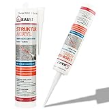 dubaust PAC24 Putzacryl Strukturacryl Acryldichtstoff 12,5% Bewegungsaufnahme körnige Struktur für Putz, Risse, Ausspachtelungen Innen und Aussen 310ml W