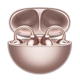 Huawei FreeClip, Innovatives Clip-Design, Intensives Open-Ear-Hörerlebnis, KI-Hintergrundgeräuschunterdrückung bei Anrufen, Superlange Akkulaufzeit, Kompatibel mit Android&iOS, Roség