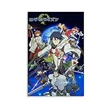 CPXBLHHW Log Horizon Beliebtes Anime-Poster auf Leinwand, Wandkunst, dekoratives Gemälde, Poster, 20 x 30 cm, ungerahmter S