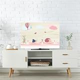 Tv-abdeckung Für Den Innenbereich, Staubdichte Tv-displayschutzfolie Aus Polyesterfaser Mit Kunstdruck, Für 30 Bis 80 Zoll Große Led-, Lcd- Und Oled-smart-tvs(Size:78in(180x100cm),Color:C)
