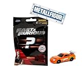 Jada Toys Fast & Furious Auto (Modellauto im Mystery Blind Pack) - 1 von 12 detaillierten Nano Spielzeugautos aus Metall (4cm) für Fans und Sammler ab 3 J