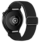 Elastisches Armband für Samsung Galaxy Watch 7/6/5/4 40mm 44mm/Watch 6 Classic Armband 47mm 43mm/Watch 4 Classic Band 46mm 42mm/5 Pro 45mm/FE Damen/Herren,One Click Nylon Band für Samsung Watch 6 5 4
