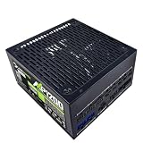 GAMEPOWER AXP1200 PCIE5 Netzteil EU Stecker, 1200W, 80 Plus Platinum Zertifiziert, vollmodulares ATX 3.0, unterstützt PCIe 5.0 GPU, japanische Kondensatoren, Leise weniger Wärme, Flachkab
