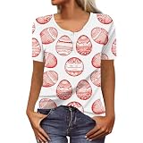 Tunika Strandpinktuniken Große Größenstrandtunika 2Xlostern, Irische Kleeblatt St. Patrick's Day T-Shirttunika Kleidertunika Damen S