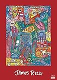 James Rizzi - Kalender 2025 - DUMONT-Verlag - Kunstkalender - Wandkalender mit farbenprächtigen Gemälden - 50 cm x 70
