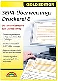 SEPA Überweisungs Druckerei 8 - die sichere Alternative zum Online Banking für Windows 10 / 8.1 / 8 / 7