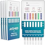 5 x AYDMED 7-in-1-Drogentest Schnelltest | Drogentest für Selbsttest-Urin-Screening | Drogentests zum Nachweis von Kokain, Opiate, Methadon, Amphetamine, Cannabis, Ecstasy und Benzodiazep