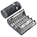 VMAN 128 in 1 Feinmechaniker Werkzeug Set, Magnetische Präzision Schraubendreher Set, Feinmechaniker Schraubendreher Set with 122 Bits für PC, Handy, Computer, Laptop, MacBook, PS5, Xbox,
