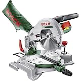 Bosch Home and Garden PCM 8 Kapp und Gehrungssäge Expert, Klemme, Staubbeutel, Karton, Grün (1200 W, Laser)