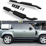 ZanLIn Auto Trittbretter Seitenschweller für Defender L851 4 Door 2020 2021 2022, Trittbretter Schweller Seitenstufen Anticrash Flankenschutz Einstieg