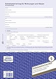 AVERY Zweckform 2850-5 Einheitsmietvertrag für Wohnungen und Häuser (Vertrag mit Hausordnung, regelt alle Punkte des Mietverhältnisses, 6-seitiges Formular in A4, selbstdurchschreibend) 5 Stück, b