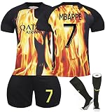 Generisch Paris Trikot PSG Hause/Auswärts Fußball Trikots Shorts Socken Set, PSG Trikot für Junge Herren, Erwachsene/Kinder Fussball Jersey Trainingsanzug