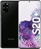 Samsung Galaxy S20+ 5G Smartphone, Triple Kamera 64 MP, 12 GB RAM, Hybrid SIM, Android 10 to 13 - Deutsche Version (128 GB, Cosmic Schwarz)