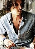 TMXON Diamant-Malsets für Erwachsene, Johnny Depp, 5D-Malen nach Zahlen, Mosaik-Strass, Wanddekoration für Zuhause, Zimmer, 40 x 50