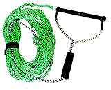Saarwebstore Wasserskileine 23m grün mit Schwimmer Wakeboard Zugleine Monoski Knieb