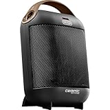De'Longhi HFX30C18.AG Keramik-Heizgerät | Mobile Heizung für schnelle und punktuelle Wärmeversorgung | 2 Leistungsstufen | Anti-Frost-Funktion | 1.800 W Leistung | G