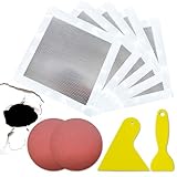 Tiruiya Löcher Füllen Wand, Selbstklebendes Wand Reparatur Patch Aluminium, Lässt Sich Gut Verarbeiten Trockenbau Gipskarton Flicken, Spachtelmasse Innen für Löchern Hohle Steckdosen Deck
