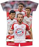 N NEUMANN VERLAGE FC Bayern München Wandkalender 2024, im Format 34,1 x 42 cm, Monatskalender, Fussballkalender im Trik