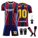 Pardofelis Trikot für Kinder Set, Fussball Trikot Kinder, Outdoor Football Jersey Trikots, Fußball T-Shirt Shorts Socken und Schienbeinschoner für Junge (Blau, 150-160)