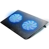 Retoo Laptop Kühler Kühlpads für 12-15,4 Zoll Notebook Geräuscharme Kühlung NEU 2023 Cooler Ständer Leistungsstark Schneller Kühlvorgang 2 Lüfter PC Notebook PS4 Belüfteter Laptop Ständer B