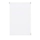GARDINIA Rollo ohne Bohren, Zum Kleben oder Klemmen, Blickdicht, Sichtschutz, Blendschutz, Inkl. Montage-Teile, EASYFIX, Reinweiß, 60 x 150 cm (BxH)