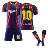 Barcelona Trikot 23/24 Fussball Trikot Kinder Set Fußball Trikot Set Hause/Auswärts Fußballtrikot Fussball Trainingsanzug Sportshirt Herren/Junge Football Training Tshirts Shorts und Socken Anzug