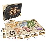 Hasbro Gaming Risiko Rustic, große Strategiespiel in Holz Edition, 2 Spieler, deutsche Sp