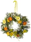 Heitmann Deco - Frühlings-Kranz mit Blumen dekoriert - wunderschöne Dekoration für Frühling und O