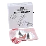 HYPF Silberhütchen/Stillhütchen 999 Silber (Trilaminat) - (mittel - 5,5x1,8cm)