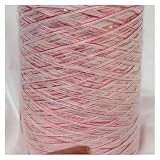 SFQEVHRZ Garne， Pailletten Mohair glänzende Seide Stricken Perlen Thread DIY Handarbeiten Nähen Handwerk häkeln Shirt Schal Hut(Beige+pink Red Sequins)