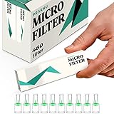 Praknu 480 Zigarettenfilter 8mm in 10er Boxen - Effektive Teer Reduktion - Mikrofilter für Zig