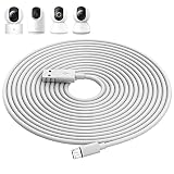 10M Micro USB Kabel für XIAOMI Kamera 2K/Pro,Micro USB Kabel für Xiaomi Mi 360° Kamera (1080p), Verlängerungskabel für Sicherheitskameras für XIAOMI Mi/YI/Cloud Kamera,für Wyze/Nest/Arlo Q/Furbo Dog C