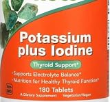 Jod Plus Kalium, glutenfrei, 180 Tab