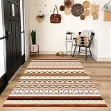 RUGMRZ Landhaus Deko Teppich Terassenteppich Farbe geometrischen Druck Design kann für viele Jahre verwendet Werden und kann mit Wasser gewaschen Werden Möbel Wohnzimmer Teppich Outdoor 60X90CM