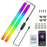 Bonlux RGB LED Streifen, RGB Lichtleiste unter dem Monitor mit Fernbedienung und APP Steuerung