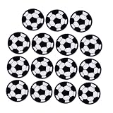 Gadpiparty 15 Stück Fußball Stickerei Patches Bügelbilder für Kleidung Langlebige Garment Zubehör Reparieren und Dekorieren von Textilien Diy Bastelb