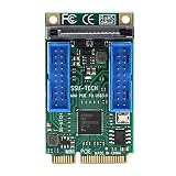 PCI-E zu USB3.0 Erweiterungskarte, PCI Express zu USB3.0 Front PIN Head 19/20PIN, Unterstützung für XP/2003/Vista/win7/win8/win10/2003/ (Doppelter 19PIN (10313))