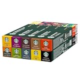 STARBUCKS Discovery Variety Pack by Nespresso, Kaffeekapseln mit einer Auswahl an hellen, mittleren und dunklen Röstungen, 10 x 10 (100 Kapseln) – Exklusiv b