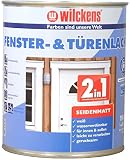 Wilckens 2in1 Fenster- & Türenlack seidenmatt, 750 ml, Weiß