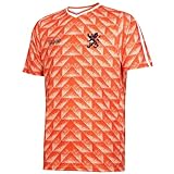 Euro 88 Trikot - Niederlande - Orange - Kinder und Erwachsene - Jungen - Fußball Trikot - Fussball Geschenke - Sport t Shirt - Sportbekleidung - Größe L