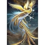 DCIDBEI Diamond Painting Phönix 40x60 cm Diamant Malerei Kits Erwachsene Diamant Painting Bilder Tiere Malen nach Zahlen Diamond Painting Erwachsene Sticken Set Erwachsene Craft Buddy Cry